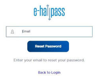 ehall pass password reset button